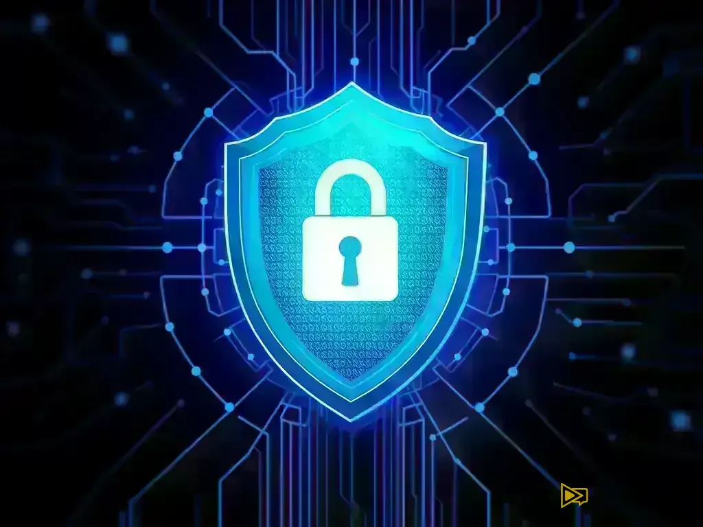 Security shield representing payment protection